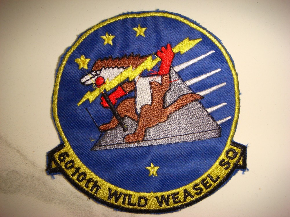 USAF 6010th WILD WEASEL SQUADRON, VIETNAM WAR PATCH