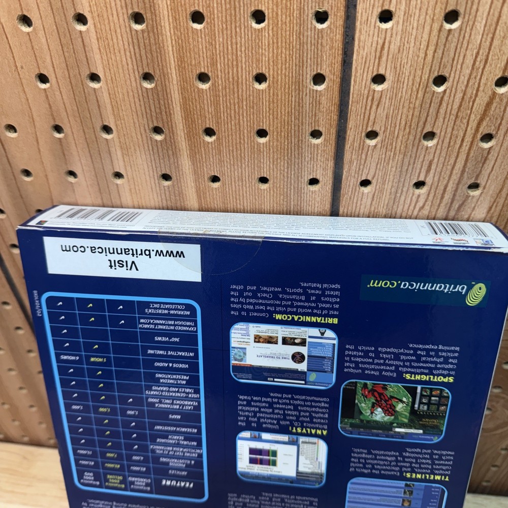 Encyclopedia Britannica 2001 Deluxe Edition CD for Windows 2 Disc