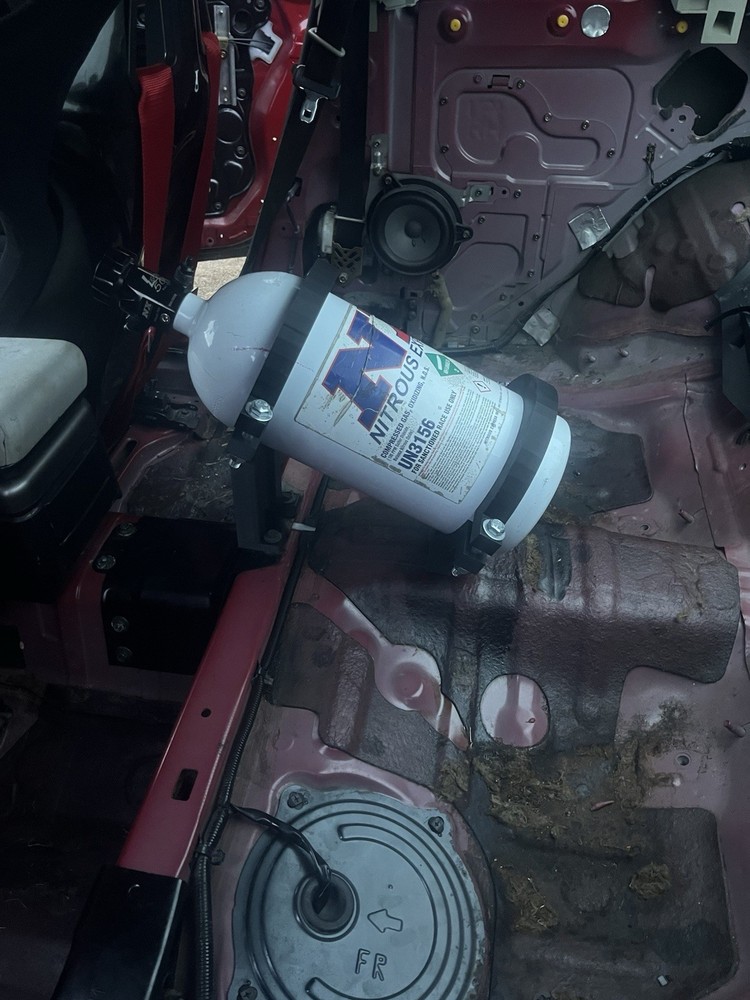 10 Pound Nitrous Oxide Bottle Custom Mount