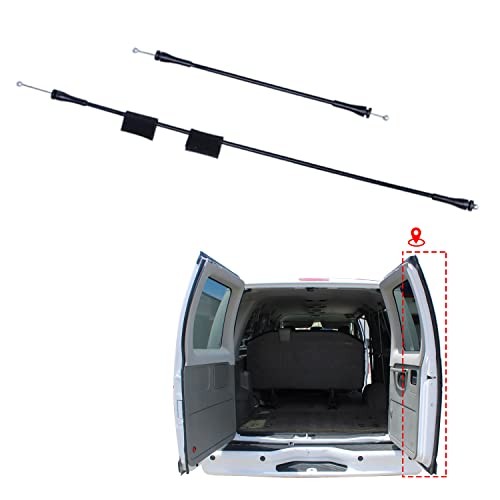 Rear Door Latch Cable Compatible for 1992-2014 F-ord E150 E250 E350 E450 E550 Va