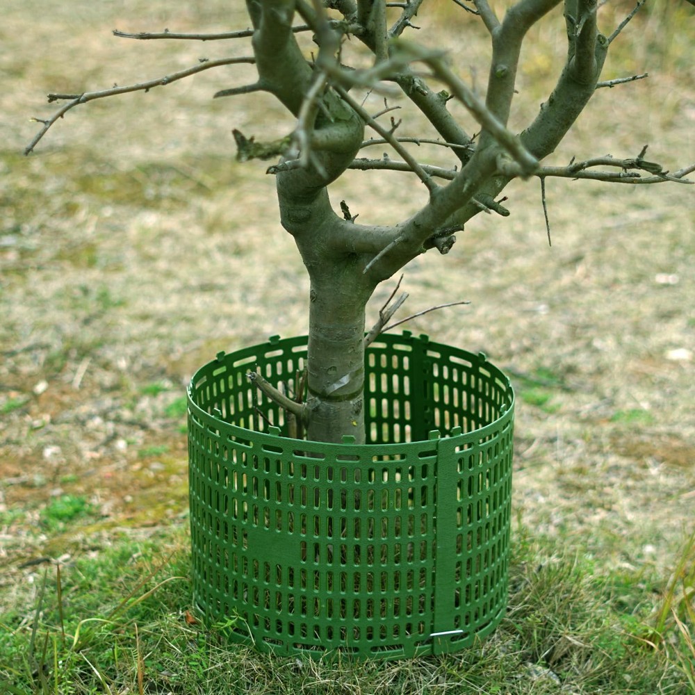 18pcs Tree Trunk Protector, Guards Protector with 18 pcs, Green