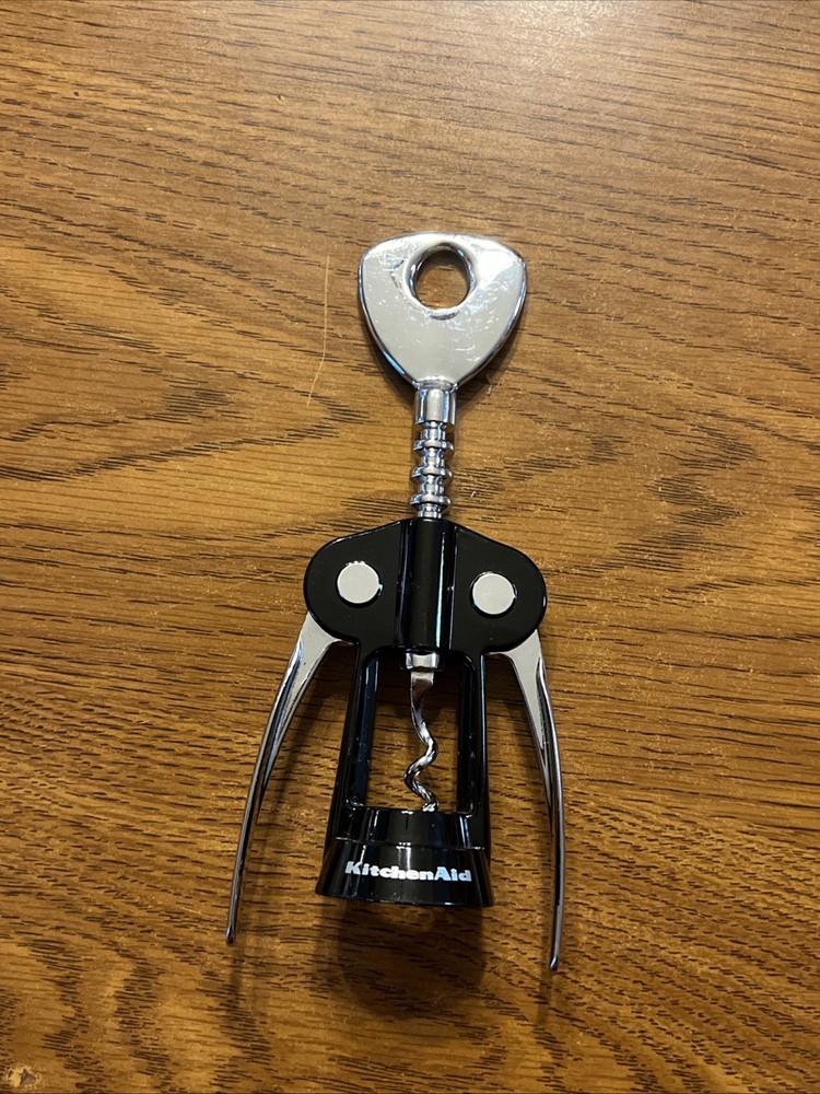 KitchenAid Winged Corkscrew Black Wine Opener