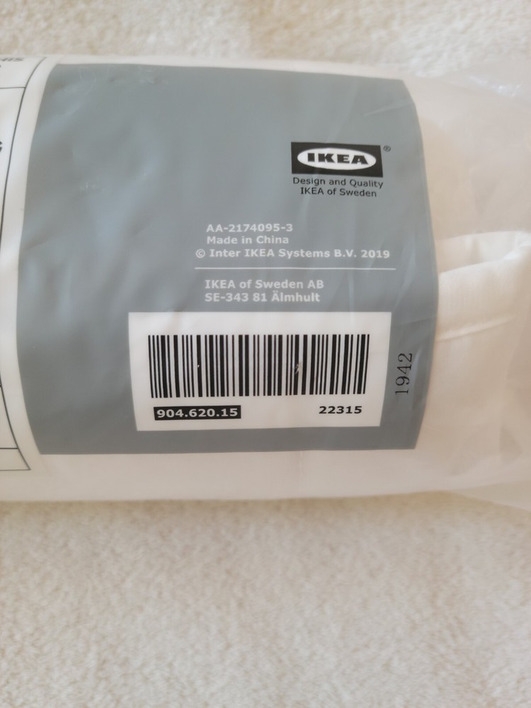 IKEA Cloth Twin Mattress Protector White