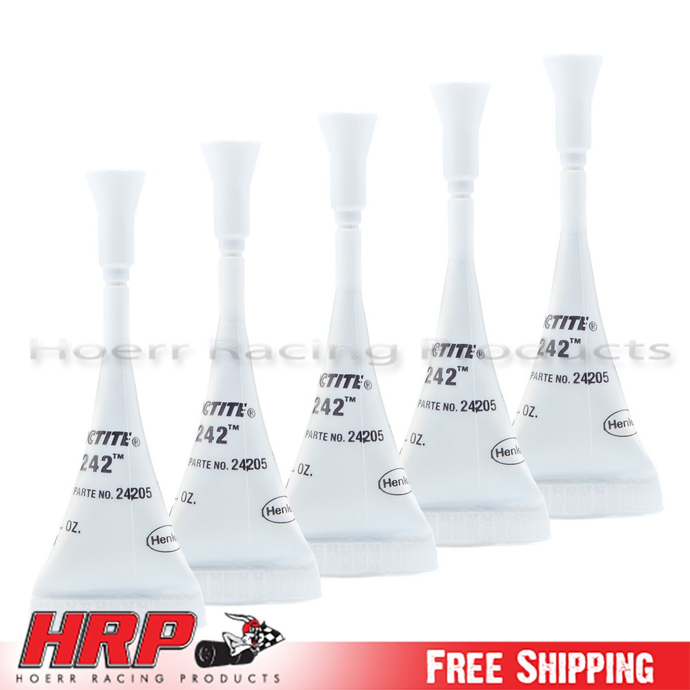 Loctite 242 Multi-Purpose Medium Threadlocker Sample Packet 5 Pack