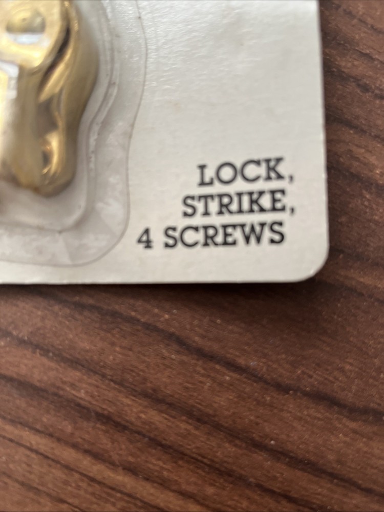 Sears vintage 6060 Solid Brass Window Lock New