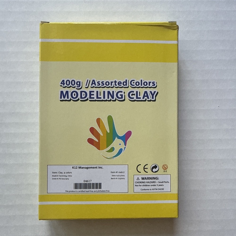 400g Assorted Colors Modeling Clay