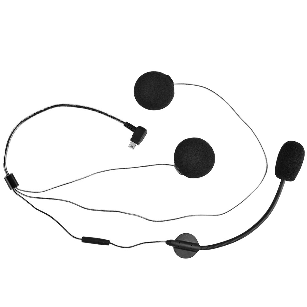 For M1-S Plus BT Intercom Motorcycle Intercom Soft & Hard Mic Headset Speaker 1x