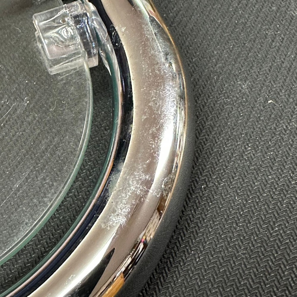 AS-IS 24" Glass Shelf Polished Chrome