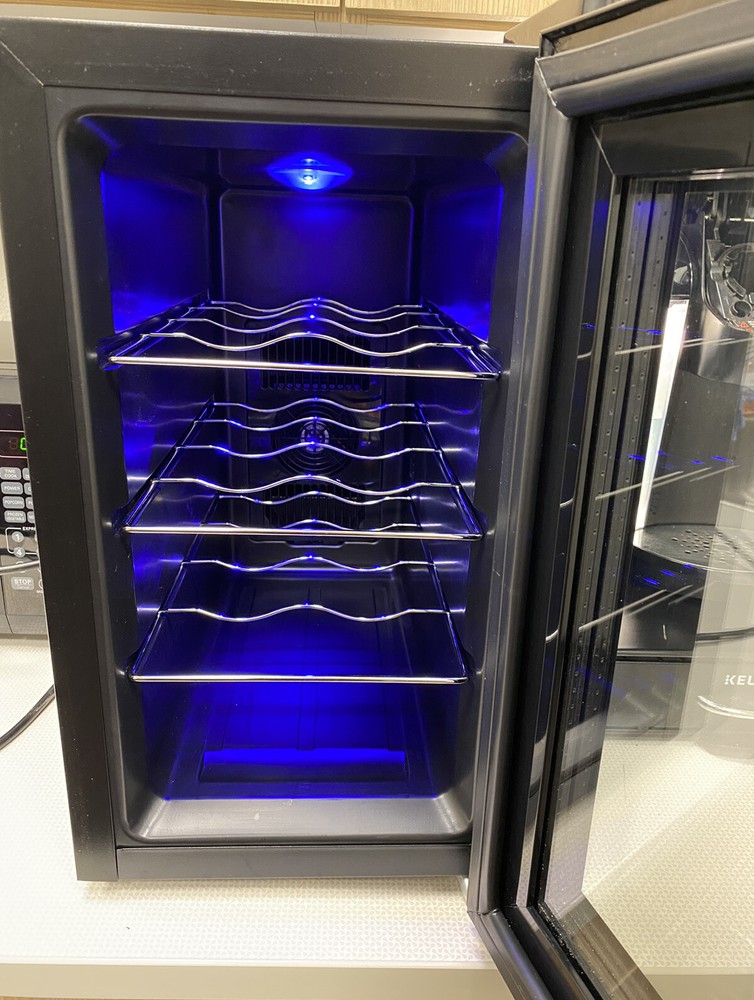 WineEnthusiast 6-Bottle Wine Cooler with Touch Screen Interface