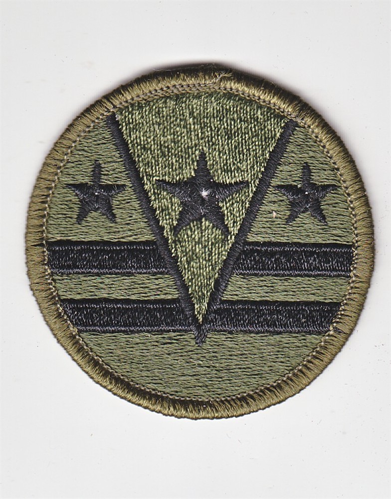 Army Patch: 124th Army Reserve Command (ARCOM) - subdued, merrowed edge
