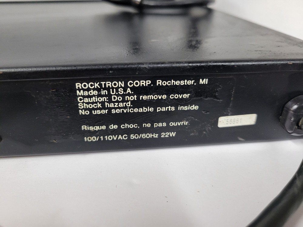 Vintage Rocktron Pro G.A.P., Guitar Preamp Processor - powers on