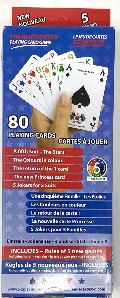 5 Dimension Reinvented Playing Cards New Sealed