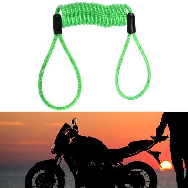 Enhanced Security Disc Lock Reminder Cable for Motorcycles and Scooters