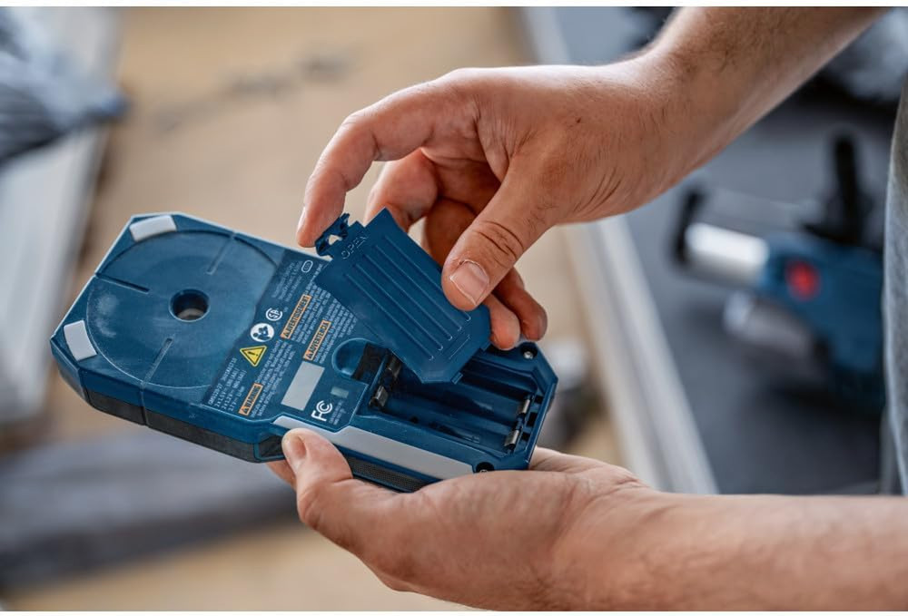 GMS120-27 Professional Wall Scanner, Multi-Function Stud Finder, and Live Wire D