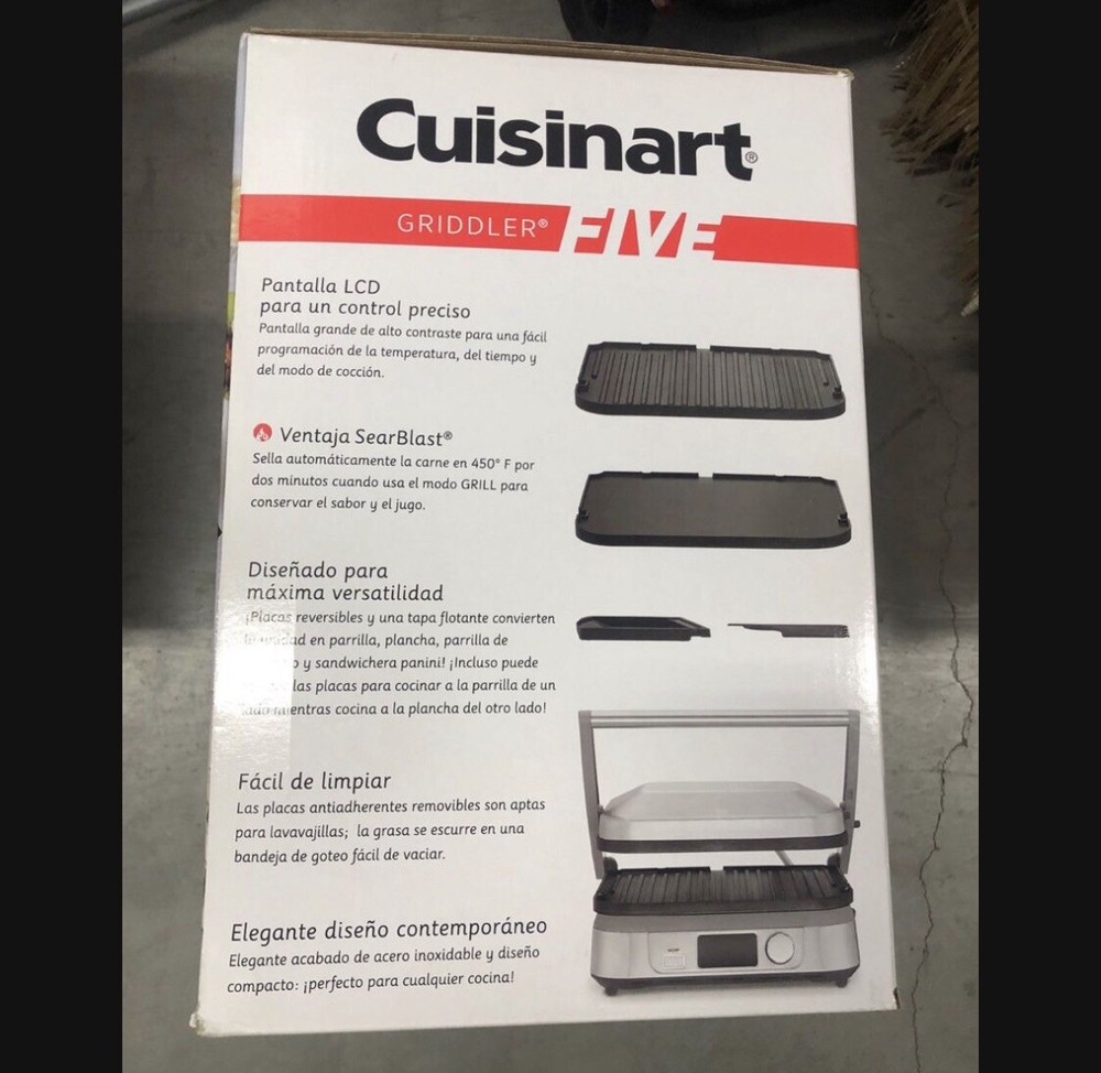 Cuisinart Griddler Five Fast Simple Healthy Cooking Grill Press Kitchen Recipe