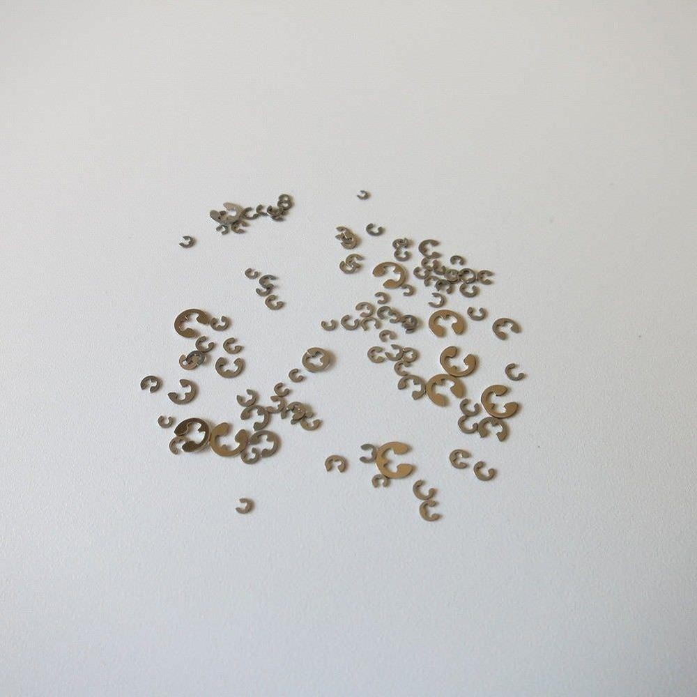 Assorted 90Pcs Of 9 Sizes Chronograph Watch Pusher Button C-clip E Clip Ring