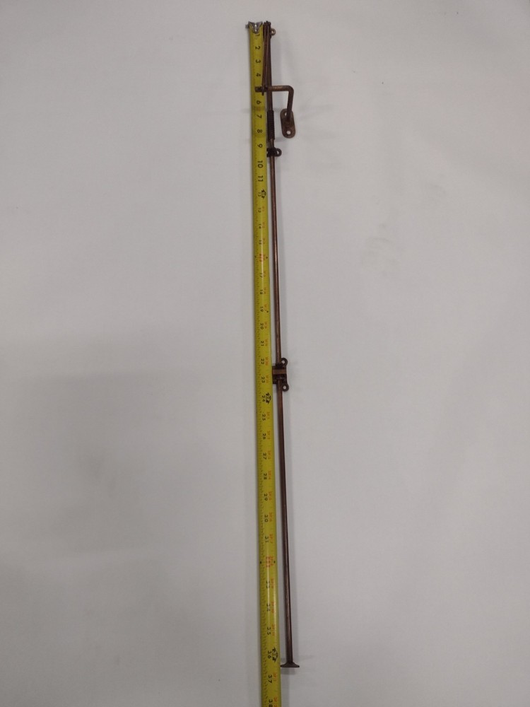 Vintage Brass Transom Window Hardware 36.5" Long