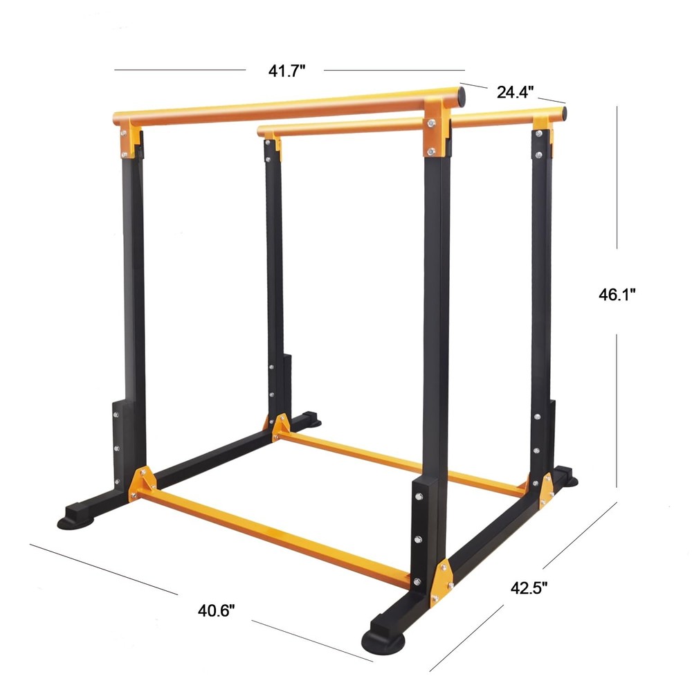 Multi-Function Dip Stands Home Gym Parallel Bars Workout Dip Station Strength...