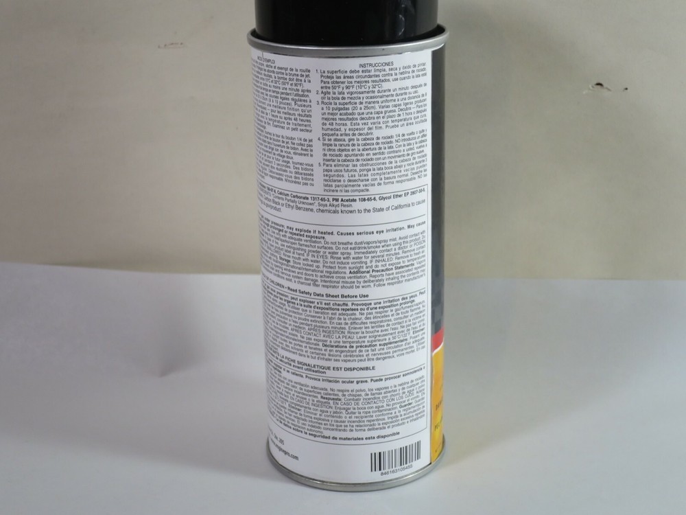 Engine Pro 46-139 Engine Enamel Paint Satin Black 12 Oz Can