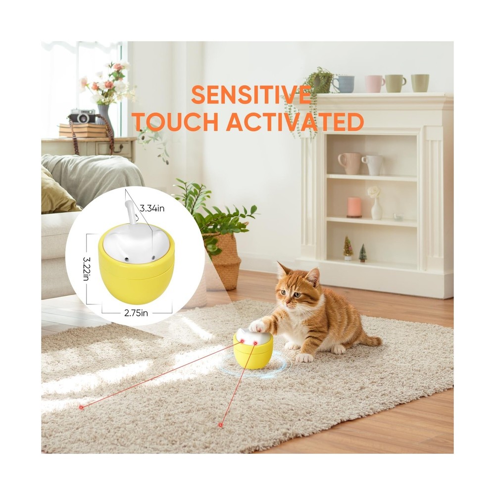Pawingcat Cat Laser Toy Automatic Dual Laser Points Interactive... FAST USA SHIP