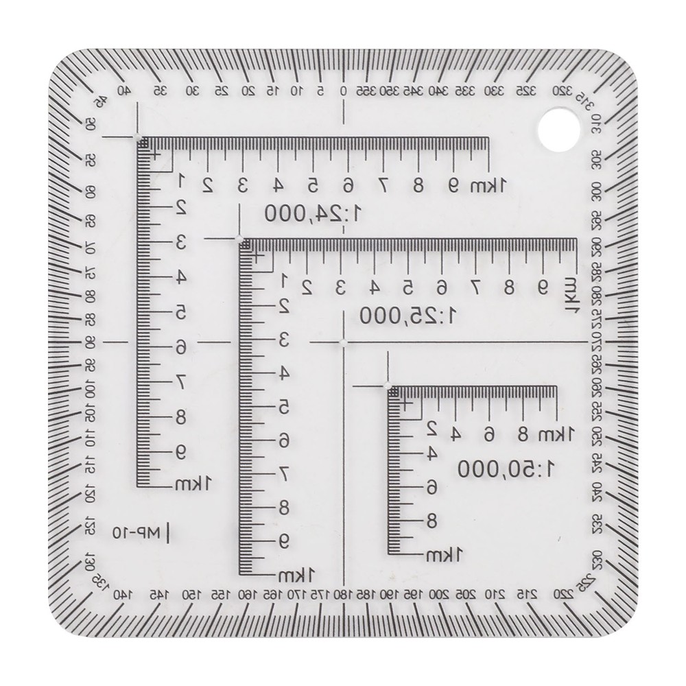 Lightweight 7cm Coordinate Ruler for Geographical Learning Applications