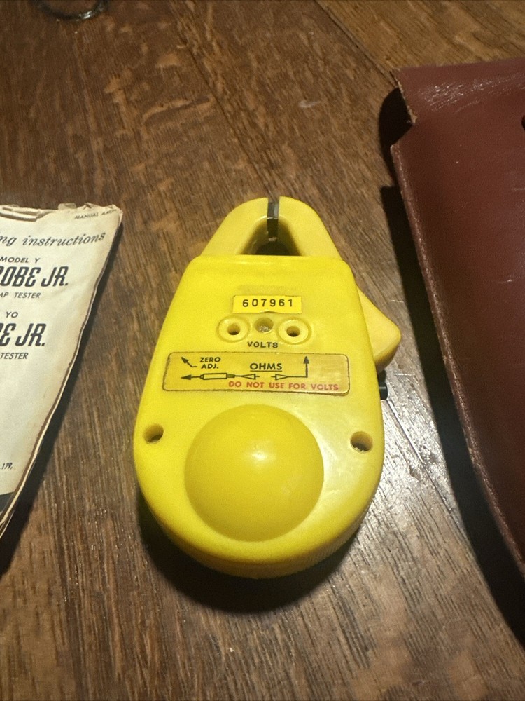 Amprobe Jr Clamp Test Meter Vintage Kit