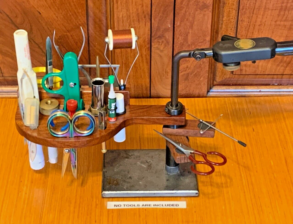 WADE'S FLY-TYING TOOL CADDY / THREAD AND BEAD ORGANIZER / AND QUICK DRAW KIT