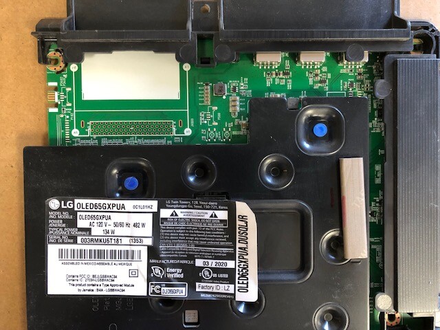 LG EBT66432204 Main Board for OLED65GXPUA
