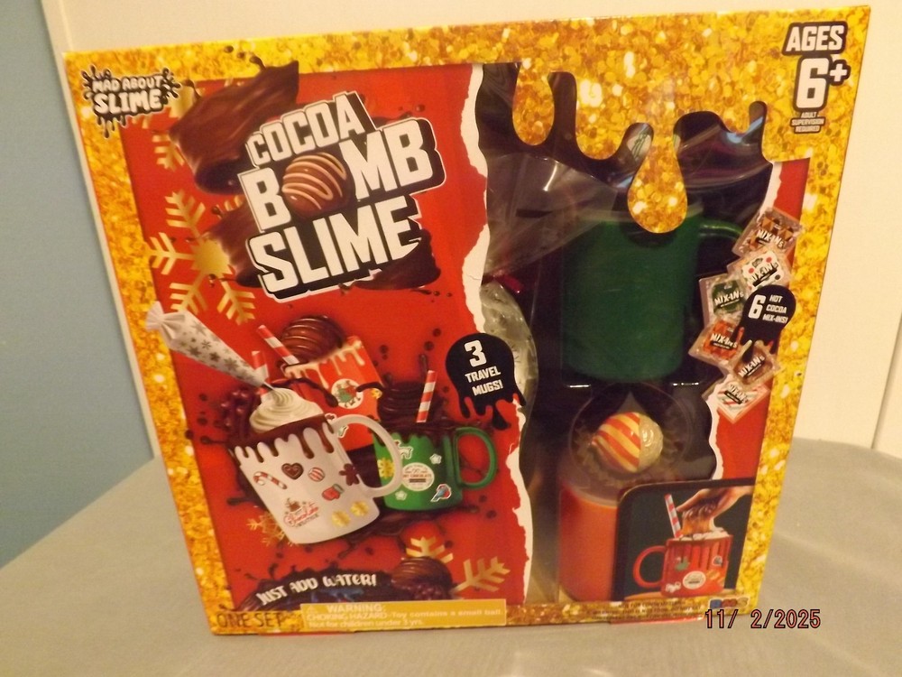 Cocoa Bomb Slime Kit NEW