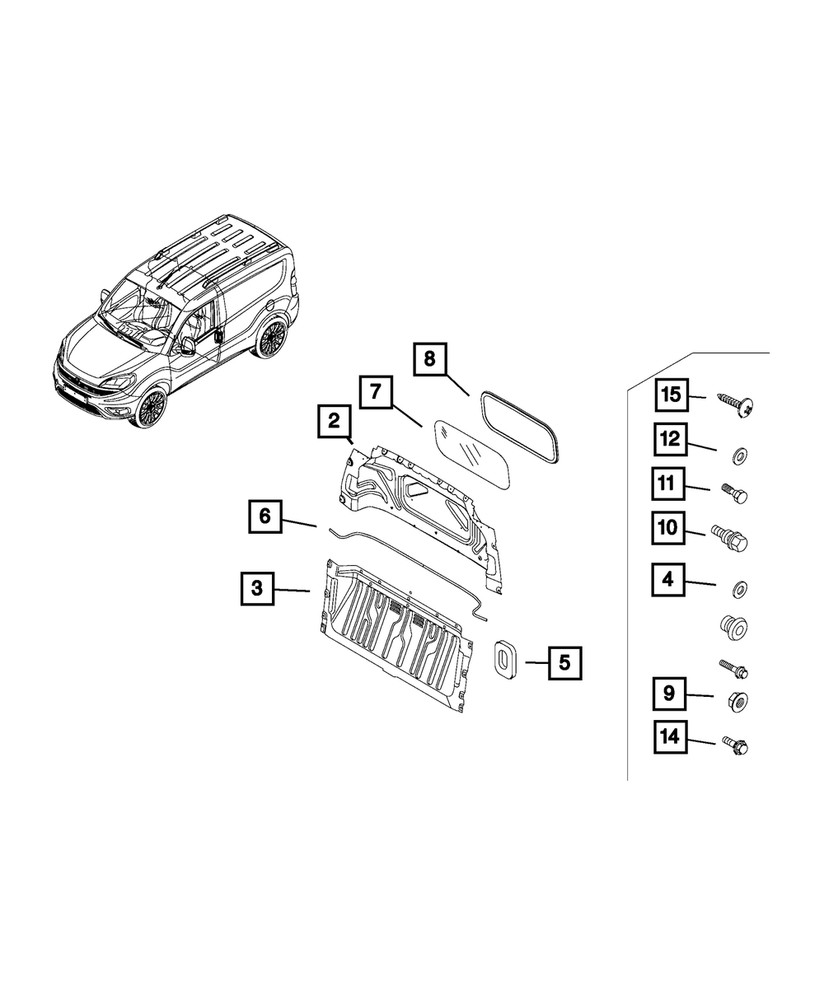 Genuine Mopar Weatherstrip 68235523AA