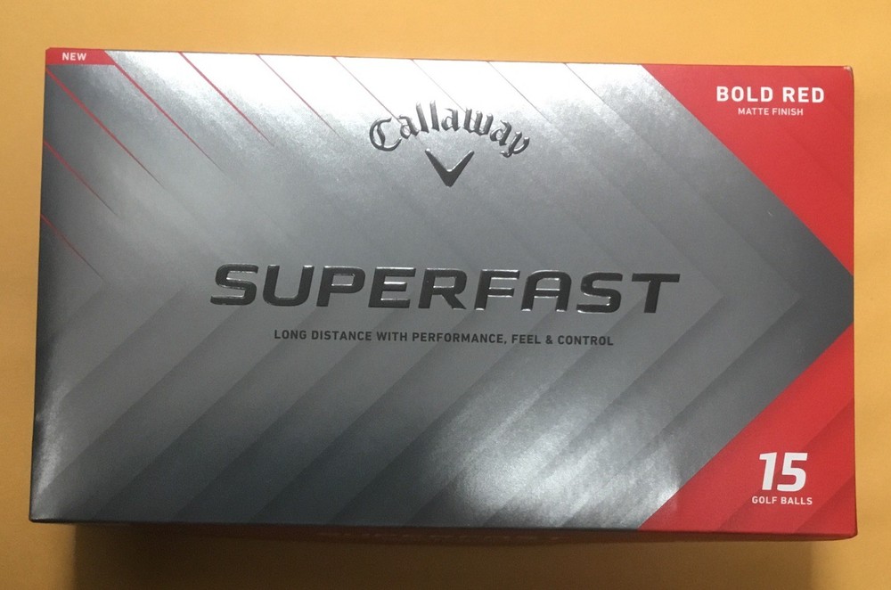 Callaway Superfast 15 Golf Balls (BOLD RED)
