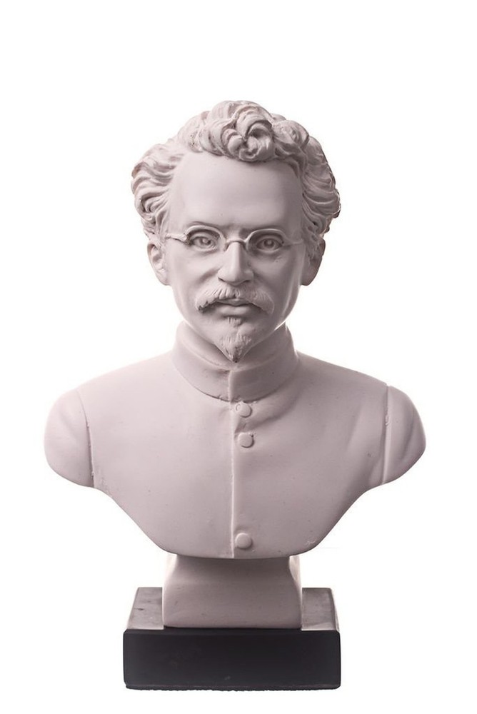 Danila-Souvenirs Soviet Russian USSR Communist Leon Trotsky Marble Bust Statu...
