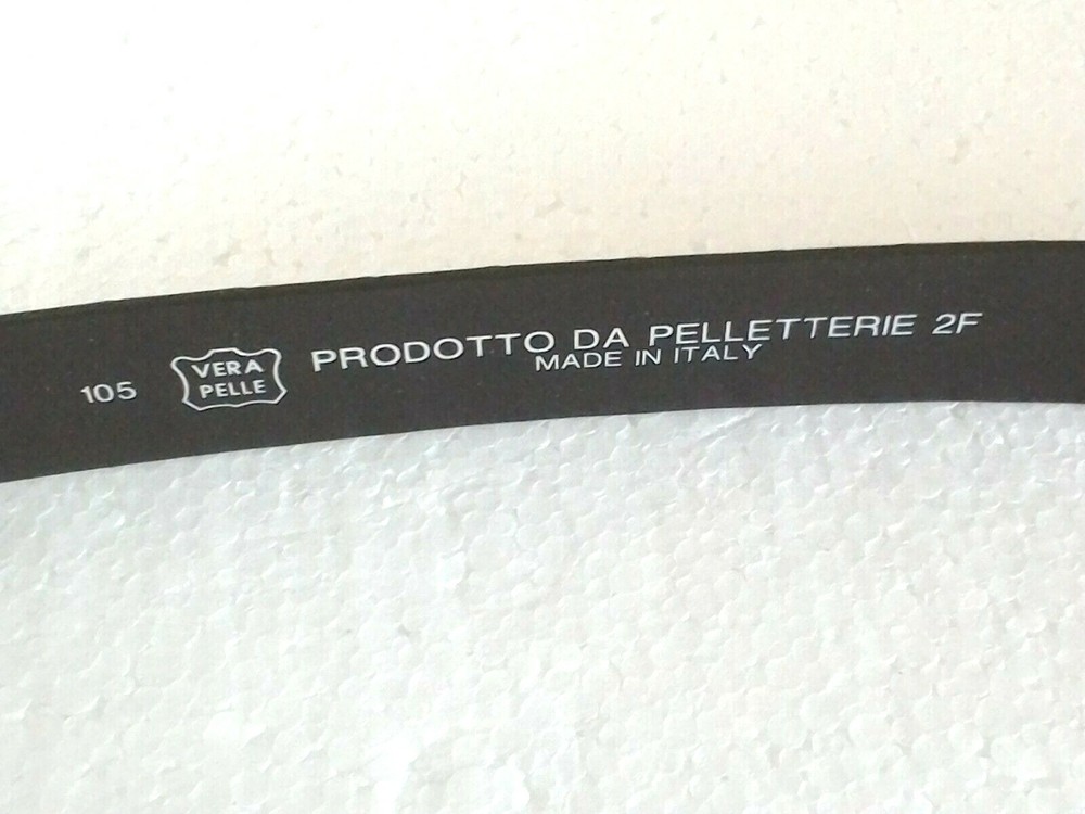 Made in Italy genuine leather belt