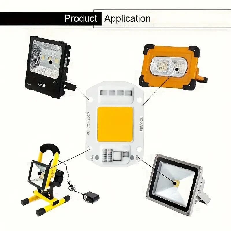 40W Cool White LED Chip LED Headlight Bulbs DIY Lighting