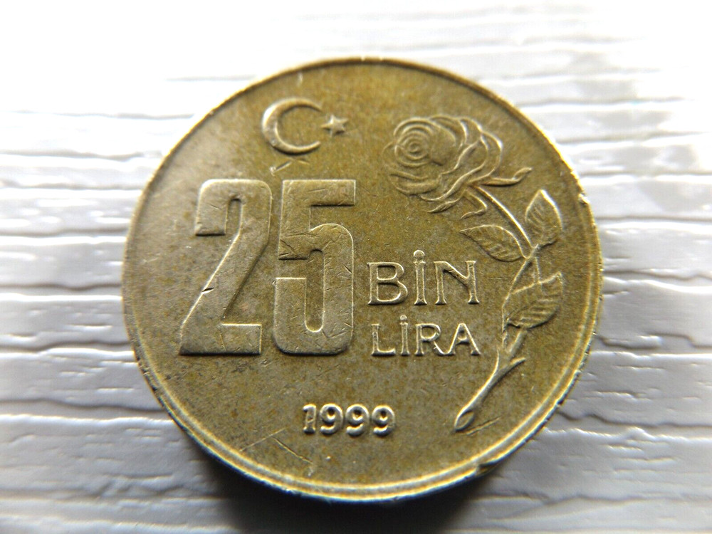 TURKY 1999 25000 Lira