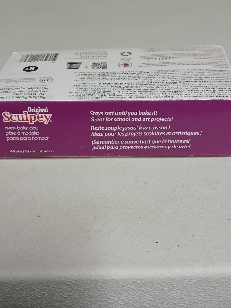 Sculpey Polymer Clay 1 Lb. White