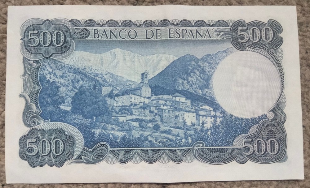 Spain 500 Pesetas 1971 P-153a  EF+