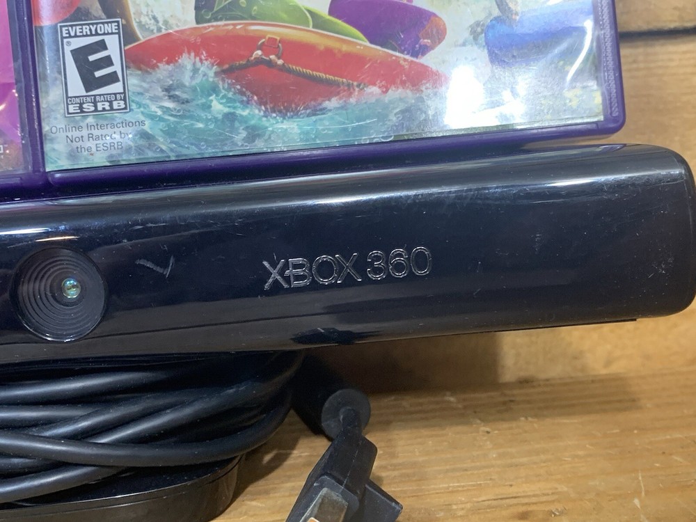 Microsoft Xbox 360 Kinect Motion Sensor Bar Mo 1414 / 2 Games Adventures Zumba