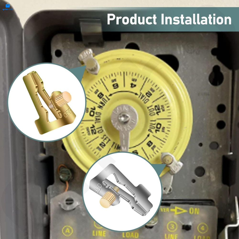 Pool Timer On Off Clips for Intermatic T100 Series Clock Dial Trippers No