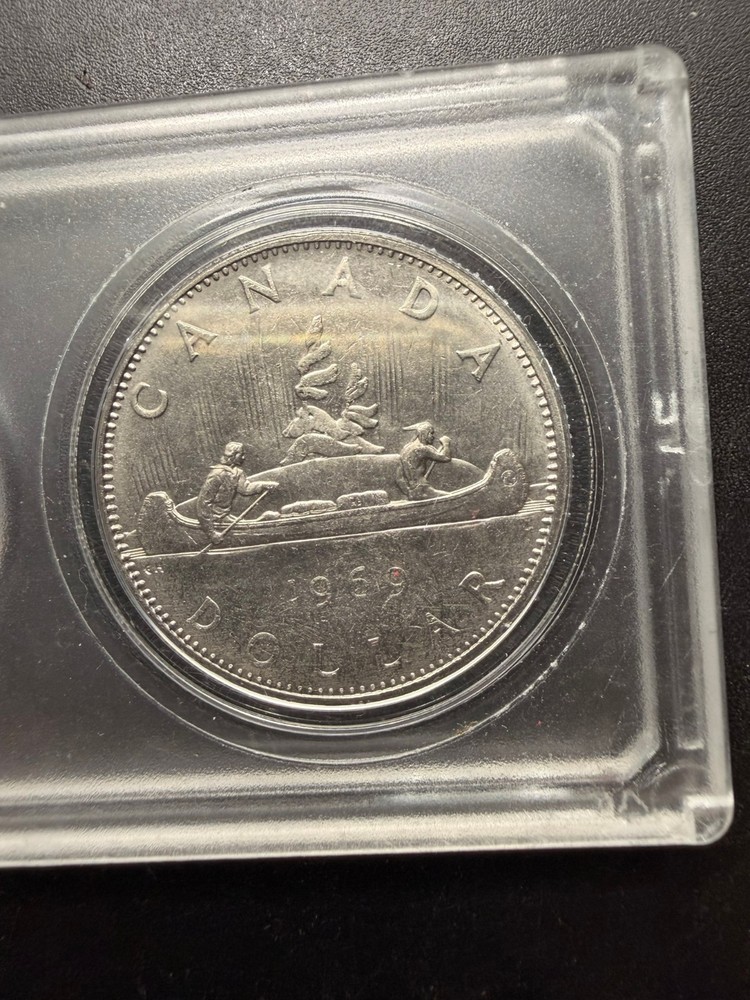 1969 Canada 6 Coin Mint Set In Plastic Display