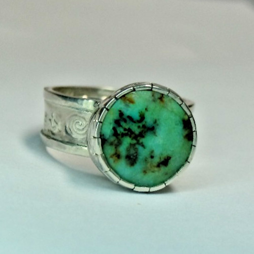Original Turquoise Ring Augustus Caesar Low Number