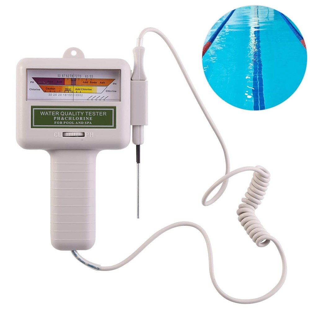 CL/CO₂ Digital Reader – 2-in-1 Water Tester, Portable Pool & Spa Tool