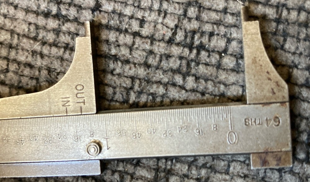General No.733 Pocket Slide Caliper Inside Measure Machinist Tool