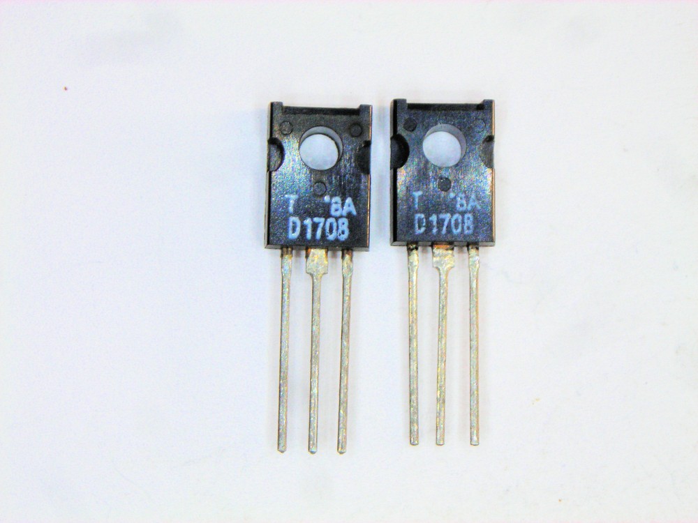 2SD1708 "Original" Toshiba Darlington Transistor 2 pcs