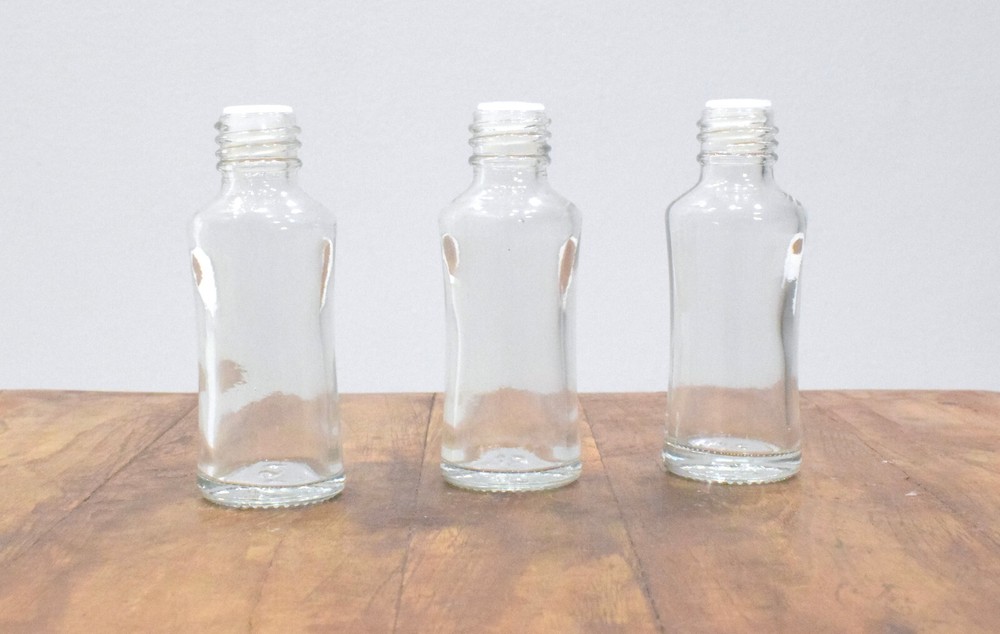 Clear Glass Craft Bottle
