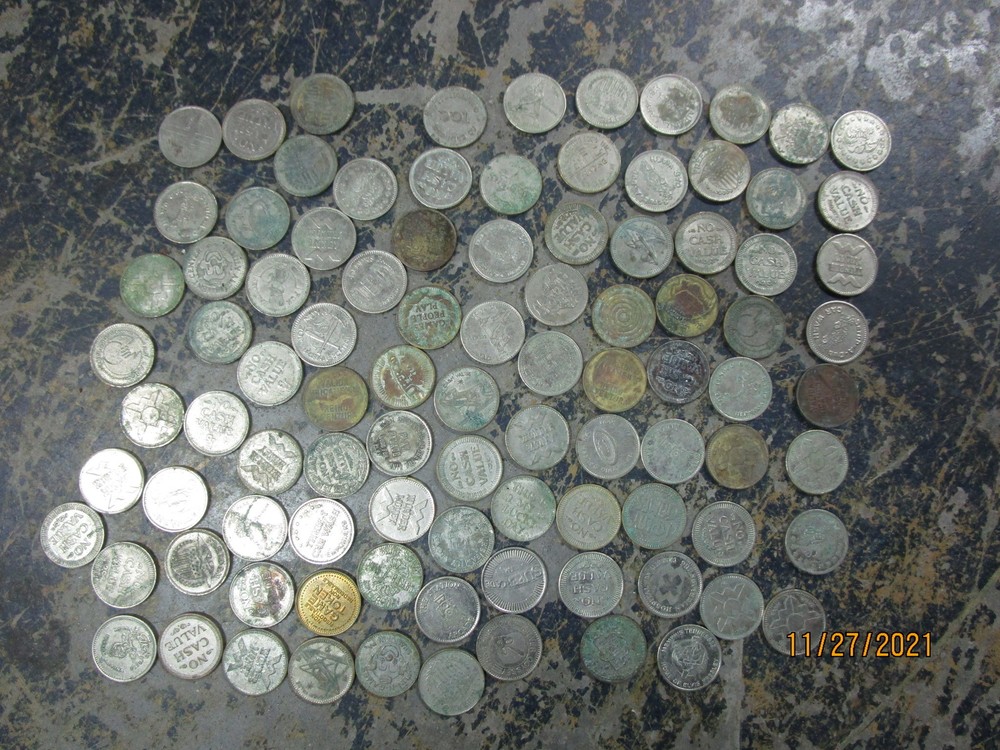 1lbs Vintage Carnival Game Tokens