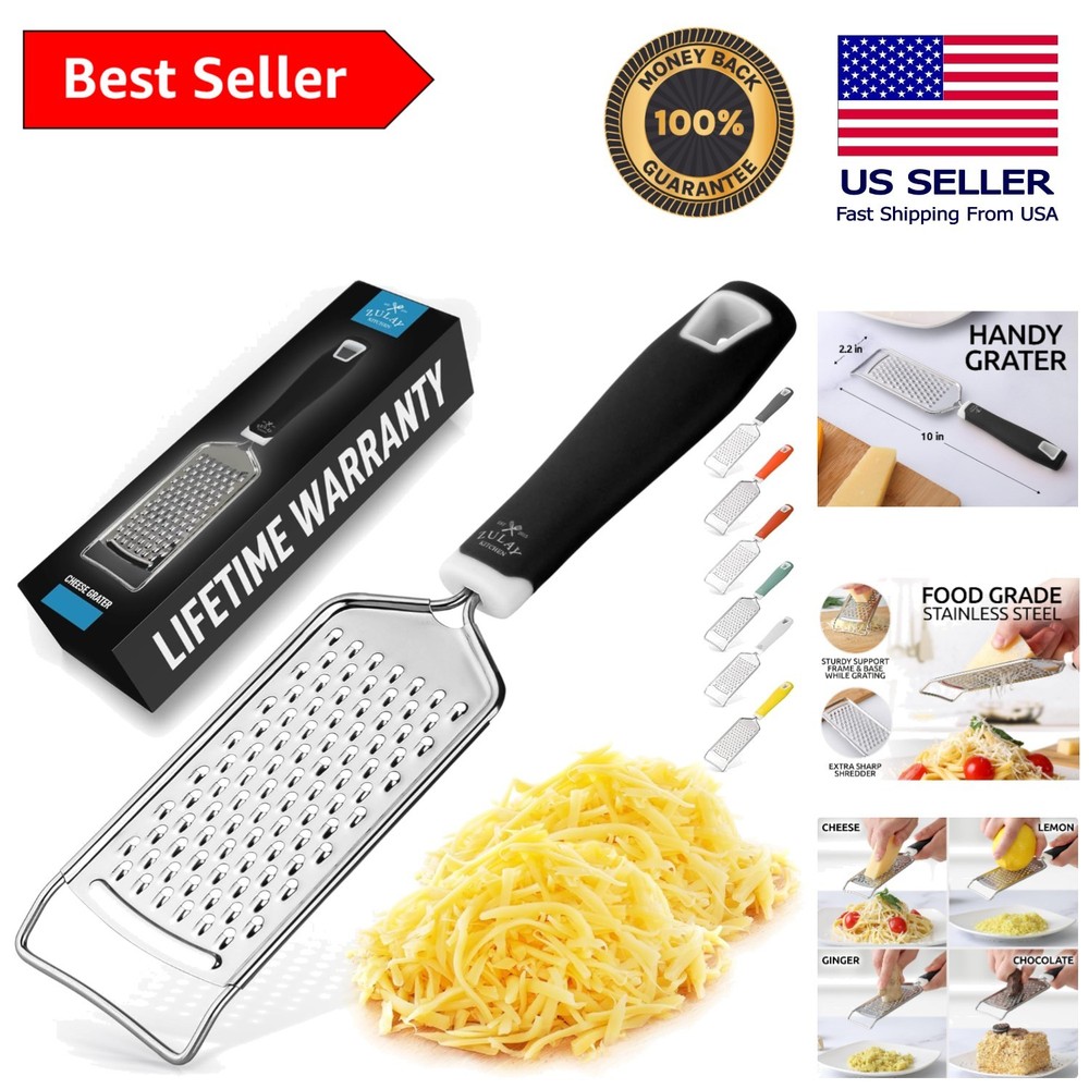 Durable Rust-Proof Cheese Grater with Razor-Sharp Blades for Culinary Perfection