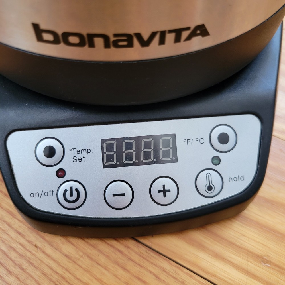 Bonavita BV382518V 1L Variable Temp. Gooseneck Electric Kettle