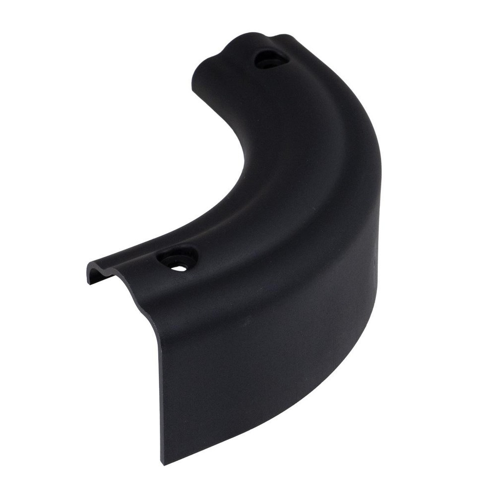 B&B Molders 3.25" Radius Top Rear Corner Extrusion Cover, Black