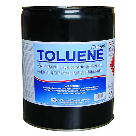Rae S-2 Toluene Solvent & Paint Thinner, 5 Gal.